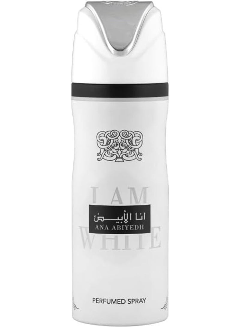 Lattafa Ana Abiyedh Perfumed Deodorant Spray 200ml